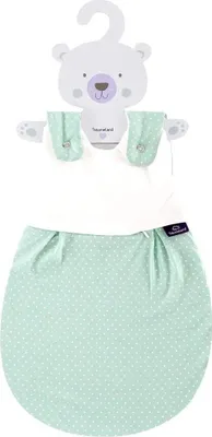 Produktbild von Träumeland Außenschlafsack LIEBMICH Pünktchen mint, Größe 56/62