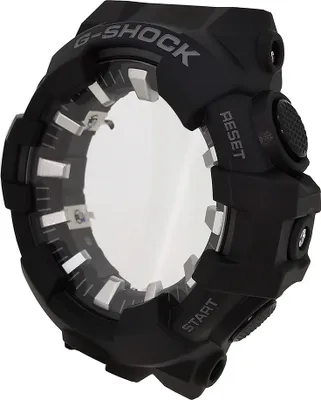 Produktbild von Casio G-Shock Gehäuse schwarz CASE/CENTER ASSY Mineralglas GA-700-1BER