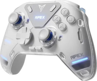 Produktbild von Kabelloser Controller - Gamepad - Nichtlineare Trigger - Force-Feedback/Vibration - Unterstützung für PC/Switch/Mobil/TV-Box - Weiß