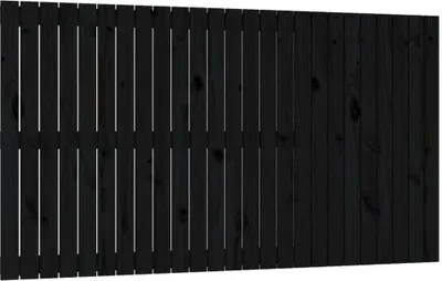Obrázek produktu pro vidaXL Nástěnné čelo černé 159,5x3x90 cm Masivní borovicové dřevo