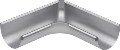 Produktbild von BRYZA Innen-Rinnenwinkel verzinkt Ø 150 mm, Naturzink