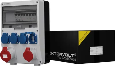 Immagine prodotto di Distributore di potenza TD-S 16A 32A 4x230V franz/belg System Doktorvolt 2121