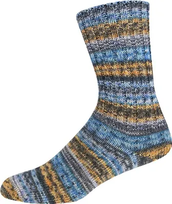 Produktbild von ONline Sockenwolle Sort. 373 Highway Color, 4fädige Sockenwolle, 100 g/420 m LL, 3086