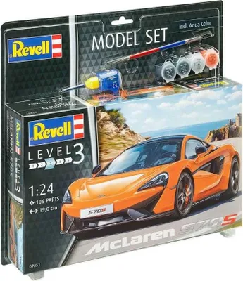Image de Revell Model Set McLaren 570S - Kit de maquettes de voitures ; 67051