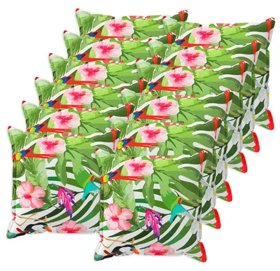 Imagen del producto de vidaXL Fundas de cojín, 12 unidades, modelo HOUTEN, color , 45 x 45 cm, material: poliéster