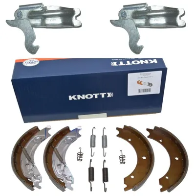 Produktbild von Knott Bremsbacken 200x50 KNOTT Nr. 47276 + 2 x Spreizschloss für 1 Achse