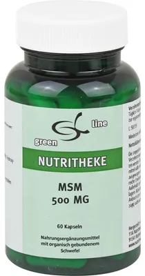 Immagine prodotto di MSM 500mg, 60 caps