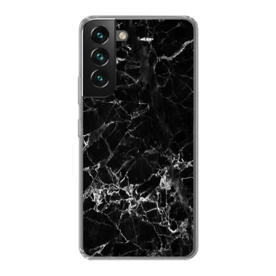 Produktbild von MuchoWow® Handyhülle Schutzhülle Hülle für Samsung Galaxy S22 Marmor - Stein - Schwarz Silikon Softcase Handy Hülle - Mobiltelefonhülle