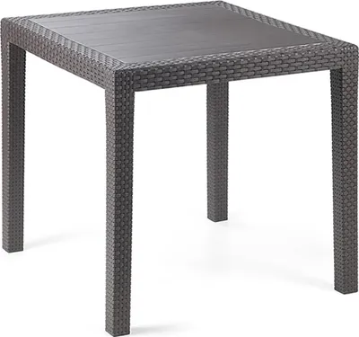 Produktbild von Gartentisch Anthrazit 79x79x72cm Rattan-Optik