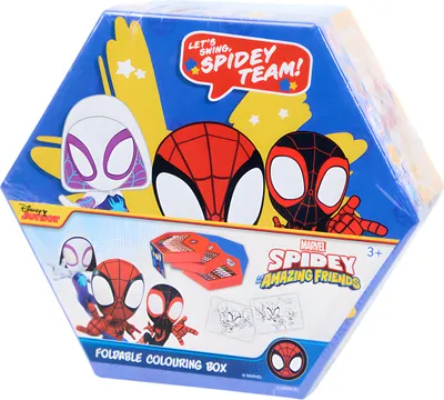 Produktbild von Aufklappbare Box mit Malutensilien – Spidey Team
