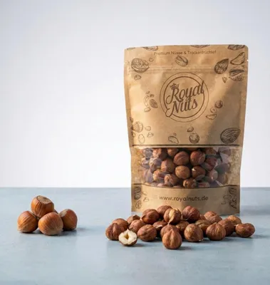 Produktbild von 500g Haselnusskerne mit Haut