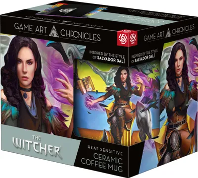 Zdjęcie produktu dla Cenega The Witcher Yennefer & Salvador Dali, Pojedyńczy, 0,45 l, Czarny, Wielobarwny, Kubek, Uniwersalne, 1 szt.