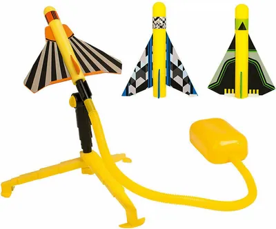Produktbild von Stomp Rocket 3 Flieger mit Startrampe