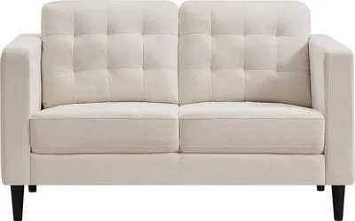 Produktbild von 2-Sitzer-Sofa - Stoff Beige - DIBALU