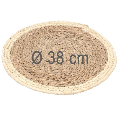 Produktbild von Untersetzer Platz-Set 38 cm aus Stroh Naturfarben Tisch-Deko