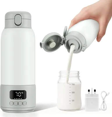 Productafbeelding van Draagbare flessenwarmer 500 ml, 100 W, 24 uur constante temperatuur, voor onderweg