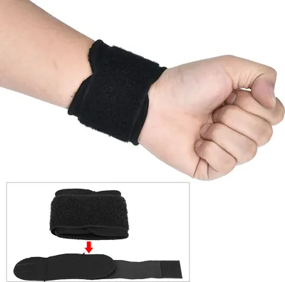 Produktbild von Elastische verstellbare Druck-Handgelenkbandage, für Basketball Badminton Kraftsport
