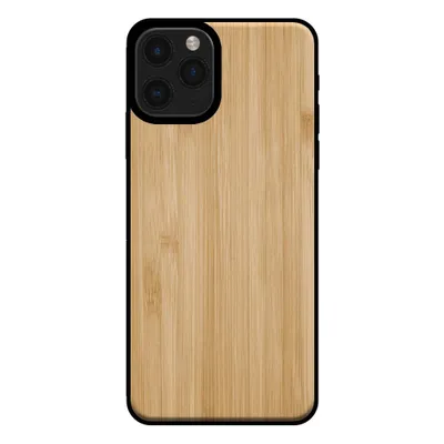 Obrázek produktu pro Smartphonica Pouzdro na telefon pro iPhone 11 Pro se vzhledem dřeva - zadní kryt bambusové pouzdro z umělého dřeva - Brown