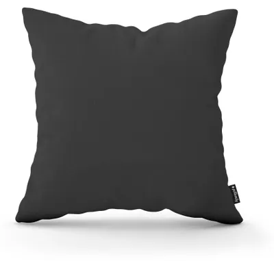 Produktbild von Zierkissen Glatt Basaltasche 45 × 45 cm