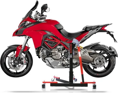 Zdjęcie produktu dla Stojak centralny CS Power Evo do Ducati Multistrada 950/S 17-21 czerwony