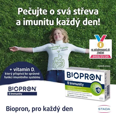 Produktbild von Biopron Immunity, Probiotika und Präbiotika Vitamin D zur täglichen Unterstützung der Immunität, 30 Kapseln