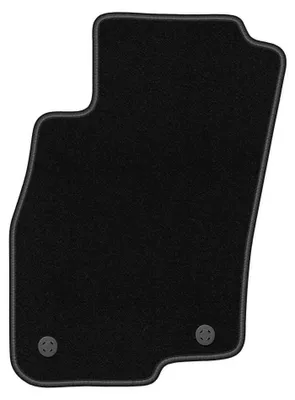 Image de Tapis conducteur en moquette noir pour Alfa Romeo Mito 2008-2019