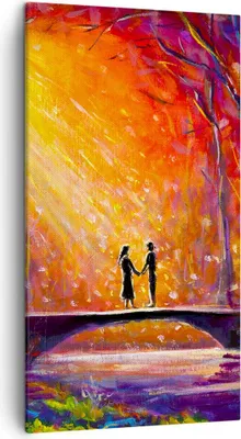 Produktbild von Bild auf Leinwand - Leinwandbild - Wald Baum Natur - 45x80cm - Wand Bild - Wanddeko - Wandbilder - Leinwanddruck - Bilder - Kunstdruck - Wanddekoration - Leinwand bilder - Wandkunst - PA45x80-3965
