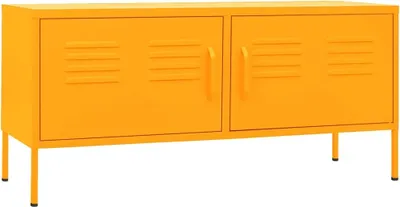 Produktbild von vidaXL TV-Schrank Senfgelb 105x35x50 cm Stahl