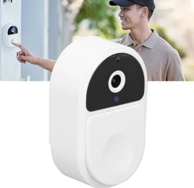 Image de Sonnette de porte vidéo, caméra WiFi, sans fil, 1080P, vision nocturne grand angle, APP avec récepteur, intelligent pour la sécurité à domicile