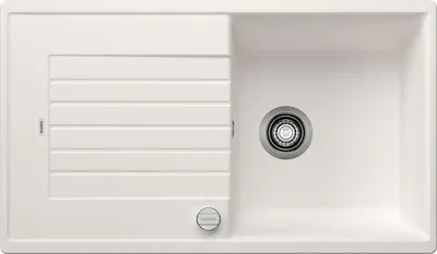 Immagine prodotto di BLANCO ZIA 5 S lavello, vasca 520506 bianco Tipo di installazione - installazione dall'alto da 50 cm con comando di scarico a distanza