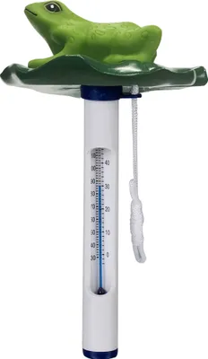 Image de Thermomètre flottant avec ficelle - grenouille
