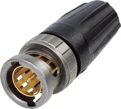 Produktbild von Neutrik HD BNC Connector - male HD - für 8,23-mm Hex-Crimp