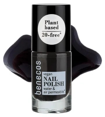 Produktbild von benecos Nail Polish Licorice, 5 ml, Grau, Licorice, Pflege, Licorice, Glanz