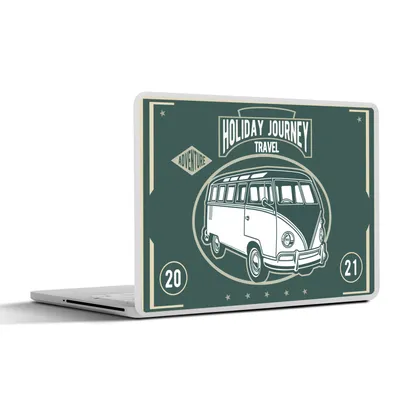 Produktbild von MuchoWow® Laptop Aufkleber Sticker Cover Volkswagen - Reisen - Oldtimer 30x22 cm - Laptop-Sticker