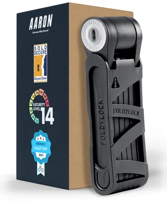 Produktbild von AARON Faltschloss 85cm - Fahrradschloss Sicherheitsstufe 14