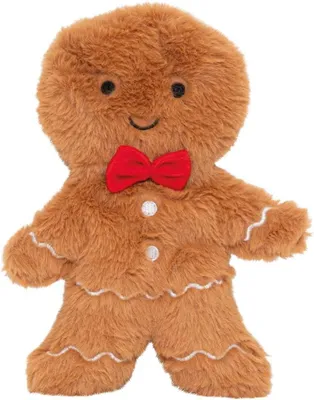 Productafbeelding van Knuffel met warmwaterkruik, 2-in-1 - Plat pluche kerstmannetje voor baby's en kinderen - Werkt met warmte en koude - Warmwaterkruik die in de magnetron kan