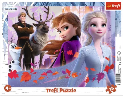 Zdjęcie produktu dla Puzzle Frozen 25 elementów Magiczne chwile z Elsą i Anną
