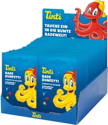 Zdjęcie produktu dla Tinti, Dodatek do kąpieli dla dzieci, konfetti, 6 g (PRODUKT Z NIEMIEC)