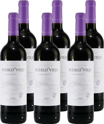 Produktbild von Pueblo Viejo Rioja Tempranillo -trocken- (6 x 0,75L)
