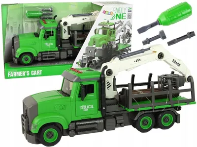 Image de Jokomisiada 15917 Camion Transport Bois Jouet