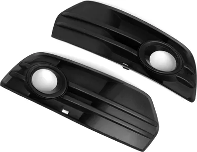 Image de Couvercle de phare antibrouillard, remplacement de la grille du phare antibrouillard avant gauche et droit pour Audi Q5 2009-2012 modèle de base, 8R0 807 681A, 8R0 807 682A