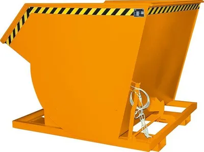 Produktbild von BAUER Kippbehälter m. Abrollmechanismus - 2.000 l - 3.000 kg - gelborange
