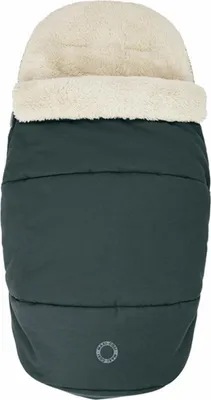 Produktbild von Maxi-Cosi kuschelig weicher 2-in-1 Fußsack, geeignet für alle Kinderwagen, auch als Sitzpolster verwendbar, Essential Graphite