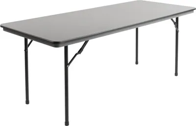 Image de Table pliante rectangulaire Bolero, grise, 183 cm