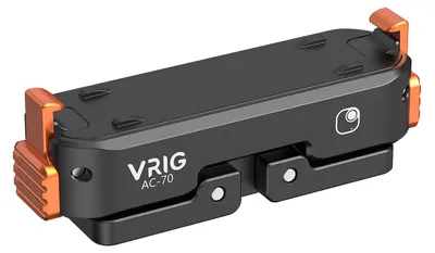 Obrázok produktu pre Magnetická sklopná základňa s rýchlym uvoľnením, vhodná pre Insta360 Fit for Go Ultra, s otvorom na skrutku 1/4 palca, ľahký držiak z hliníkovej zliatiny, kompatibilný