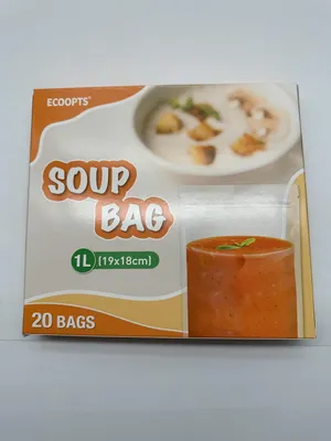 Produktbild von Durchsichtige 1000ml Tiefkühlbeutel 235x184cm, luftdicht, doppelt verschlossen