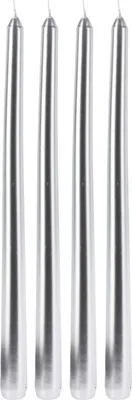 Image de Bougies de table métalliques, 30 cm