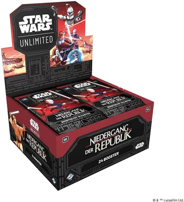 Image de Star Wars Unlimited - Déclin de la République Booster Display (allemand)
