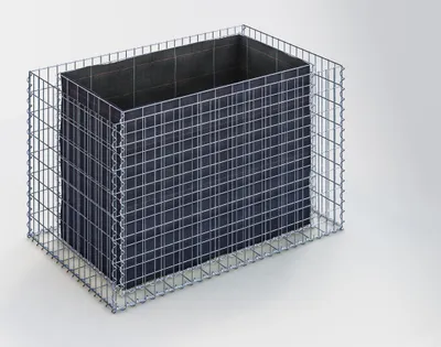 Obrázek produktu pro Obdélníkové vyvýšené lůžko 130 cm x 80 cm x 80 cm (D x V x H), velikost ok 5 x 10 cm, tloušťka stěny 10 cm