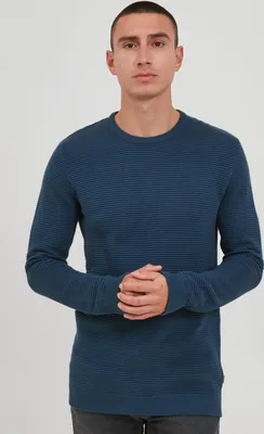 Produktbild von SOLID SDNicholas Herren Strickpullover Feinstrick Pullover aus 100% Baumwolle